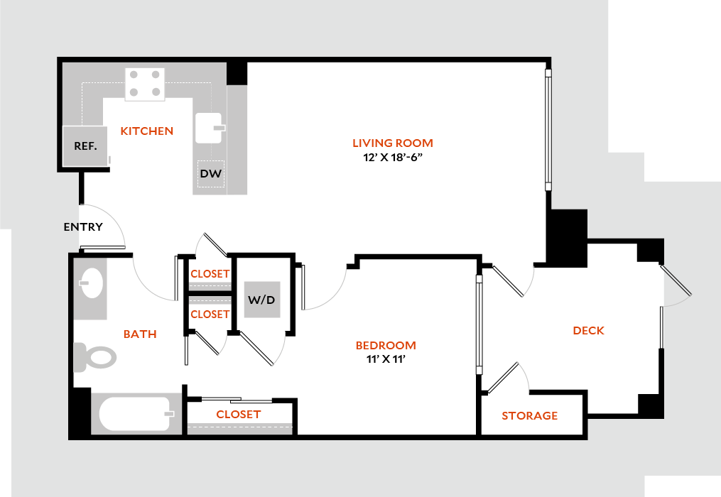 Floor Plan - Plan 1B