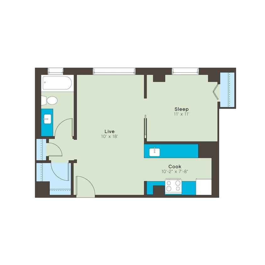 Floor Plan - 214e-1bT02
