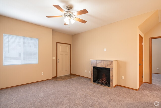 3BR, 2BA - 1,200SF - Living Room - Healing Stone Court Apartments