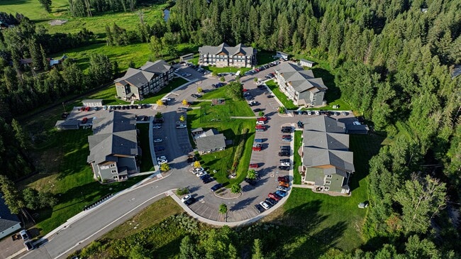 Scenic aerial view of Highline Apartments - The Highline Apartments