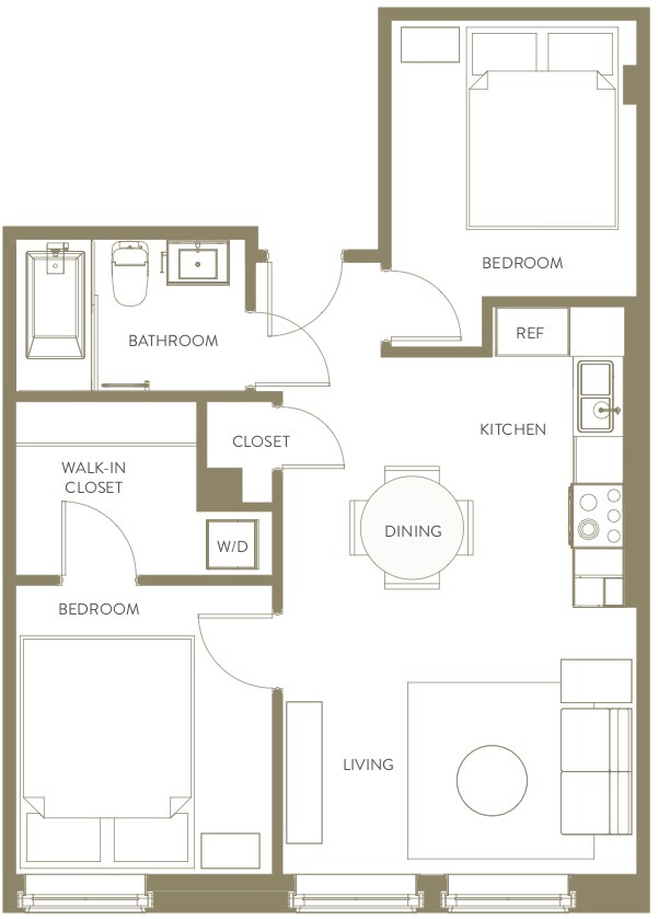 Floor Plan - Two Bedroom A