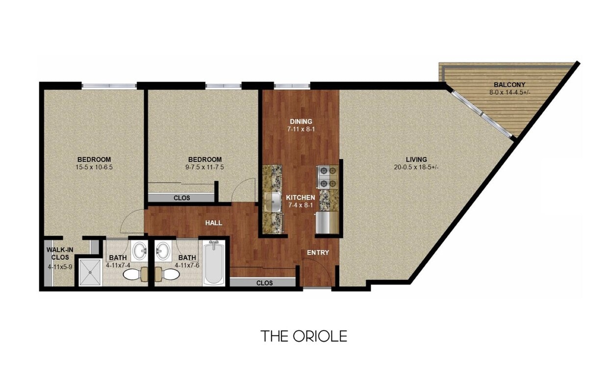 Floor Plan - The Oriole