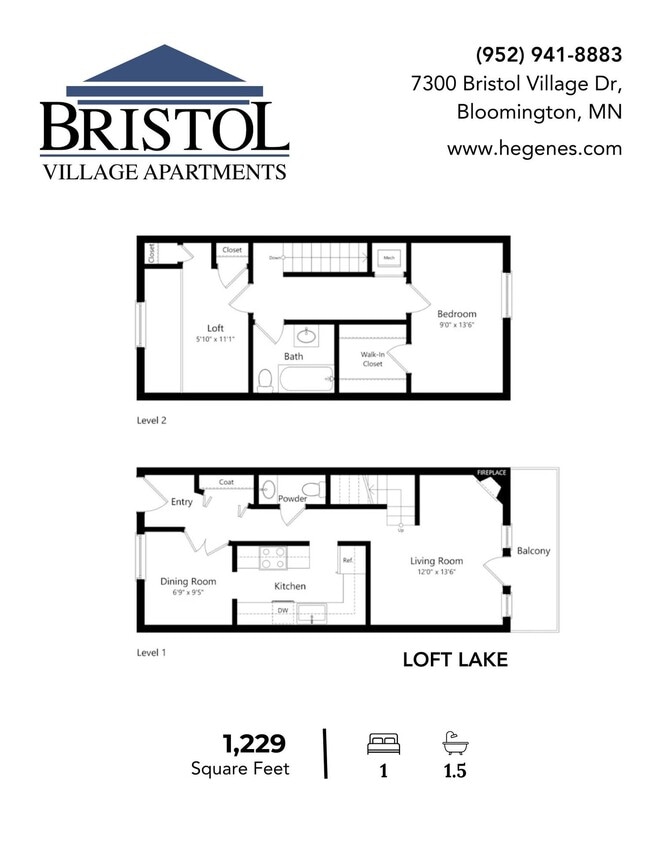 Floor Plan - Loft Lake