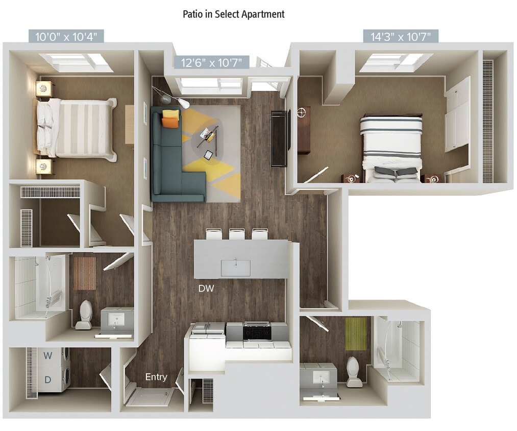 Floor Plan - B7-1000-1014