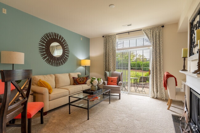 Norwood - Living Room - The Estates at Horsepen