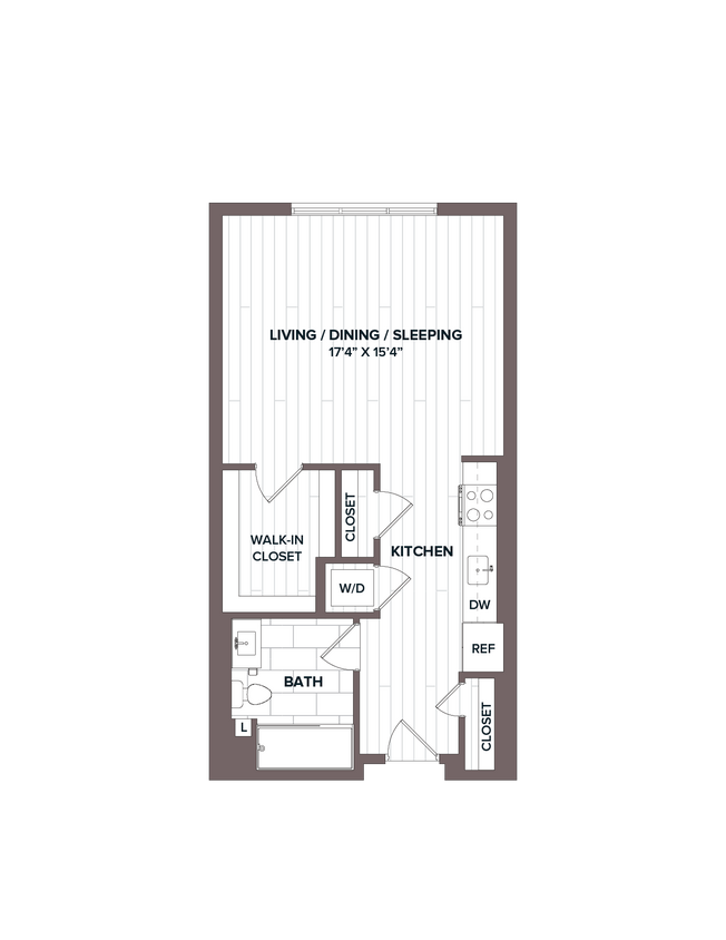Floor Plan - Studio - S2 Bldg C