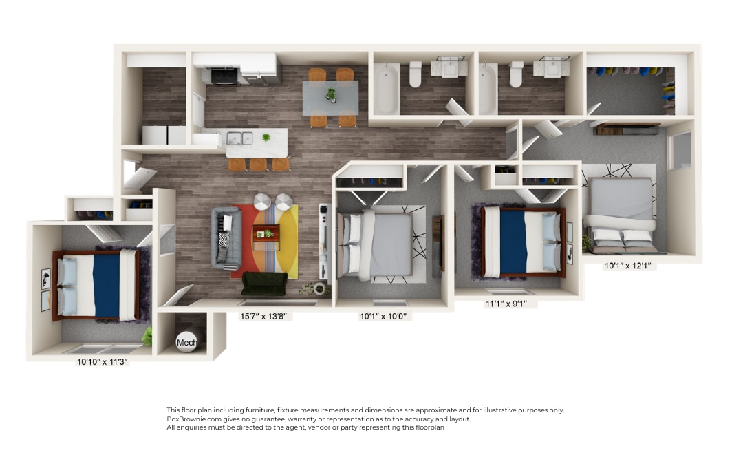Floor Plan - Willow *Newly Renovated 