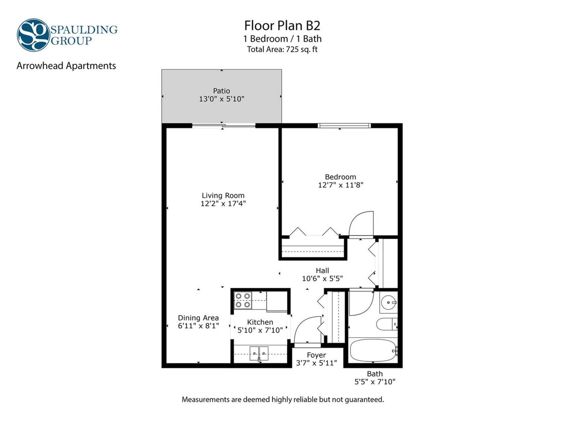Floor Plan - B2 - 1x1