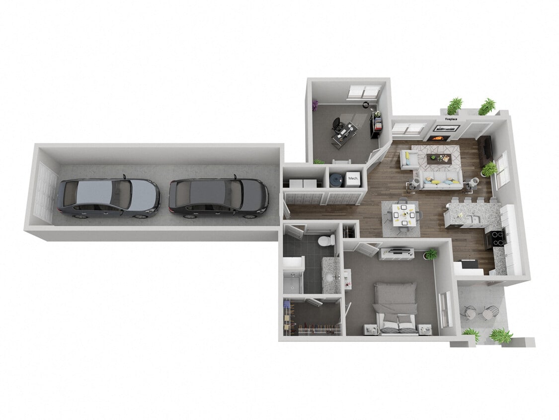 Floor Plan - Wind Cave with Den