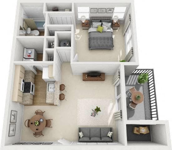 Floor Plan - 1B Renovation 2