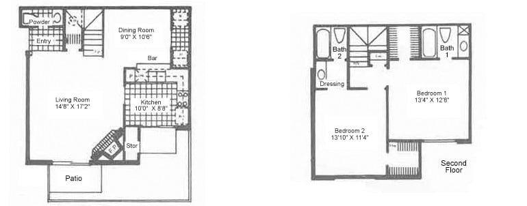 Floor Plan - B2 WITH GARAGE