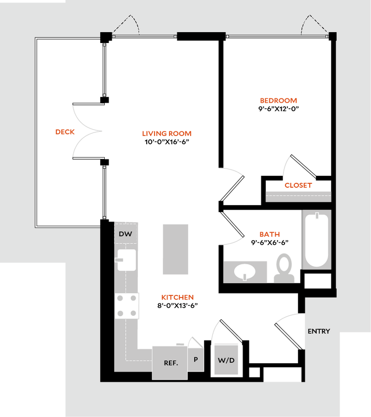 Floor Plan - 1B