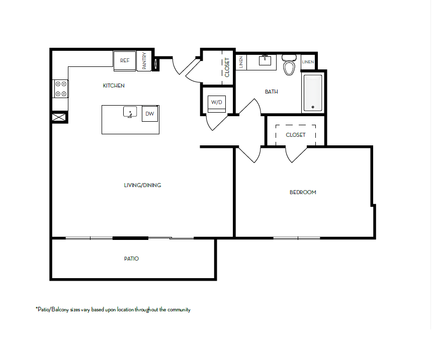 Floor Plan - 1x1g