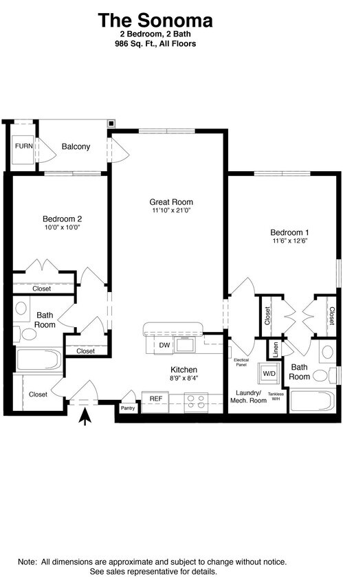Floor Plan - Sonoma