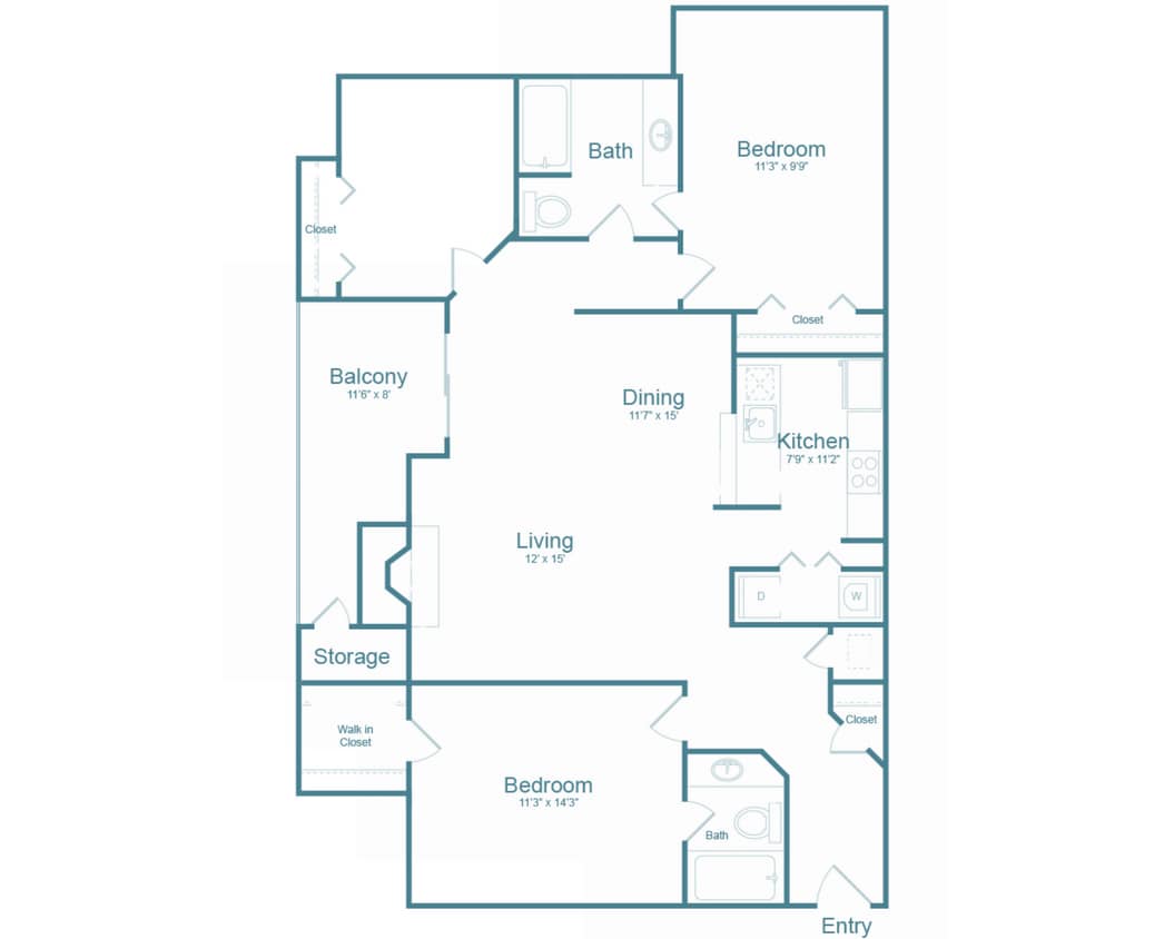 Woodholme: Beds - 3: Baths - 2: SqFt Range - 1279 to - Woodholme