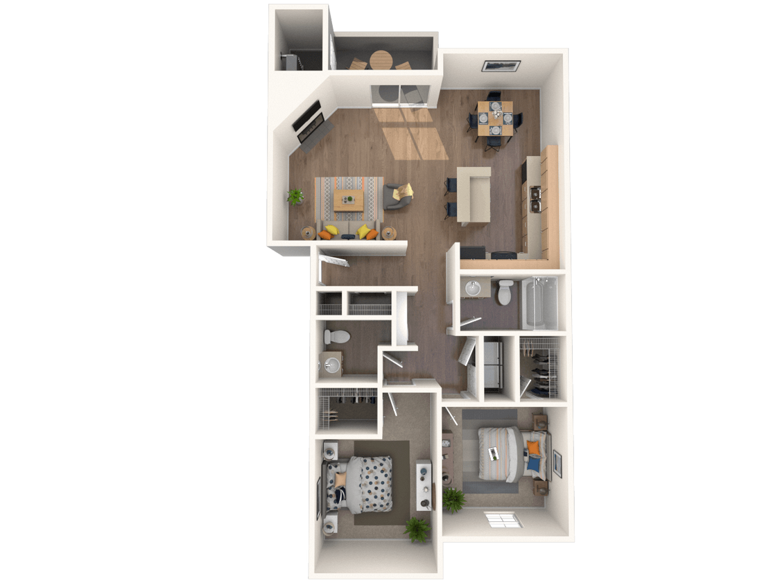 Floor Plan - The Compass Renovated
