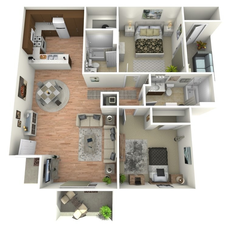 Overhead_649280.jpg - 2 Bed 2 Bath