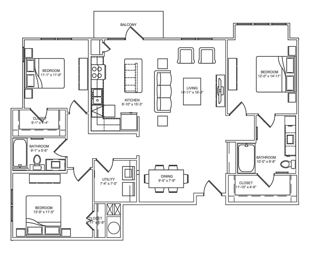 Floor Plan - C1a Alt 1