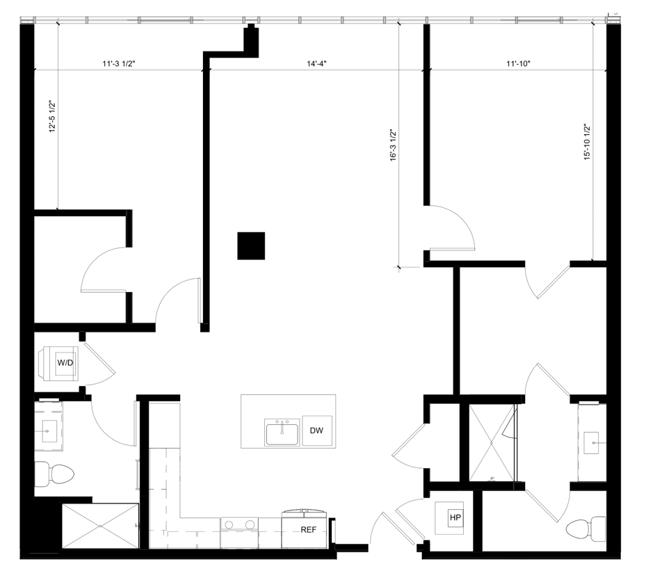 Floor Plan - B7- Penthouse 755
