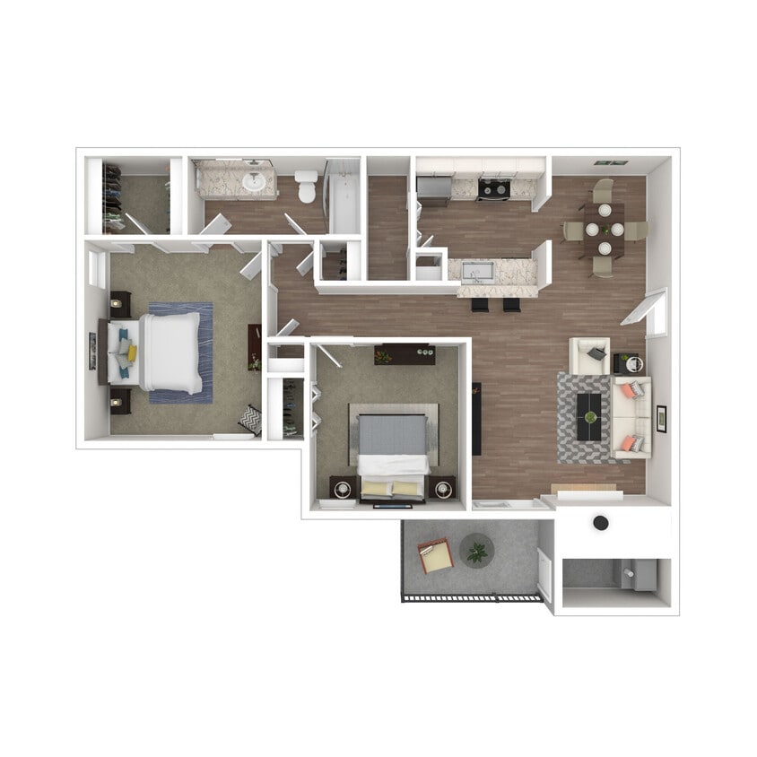 Floor Plan - Cedar - 2x1 Upgrade