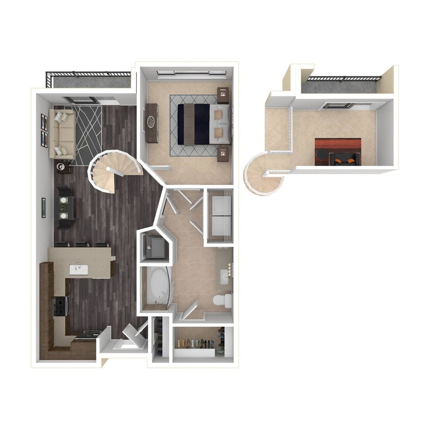 Floor Plan - 1C-Loft
