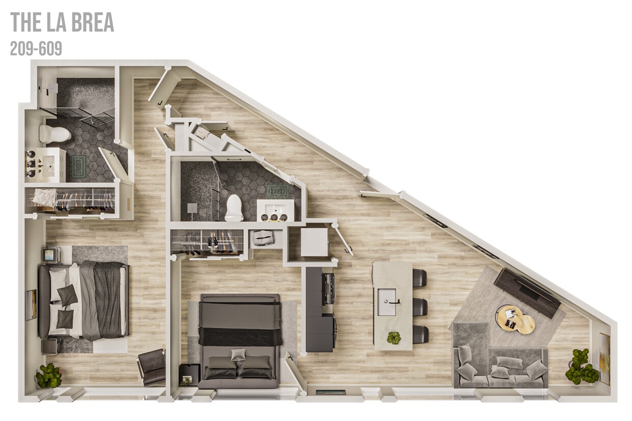 Floor Plan - The La Brea