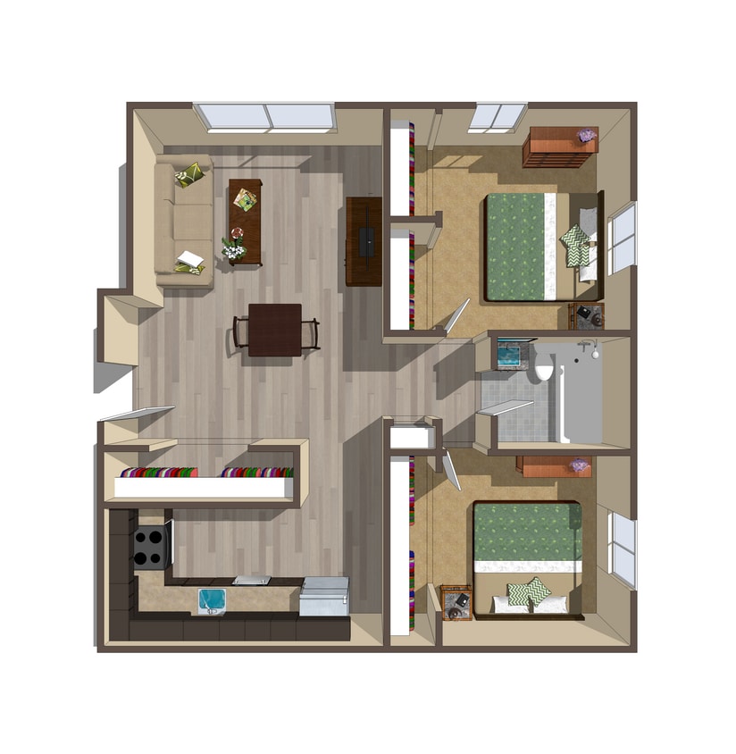 Floor Plan - Floor Plan B1-3