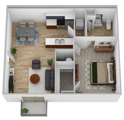 Floor Plan - Gas & electric
