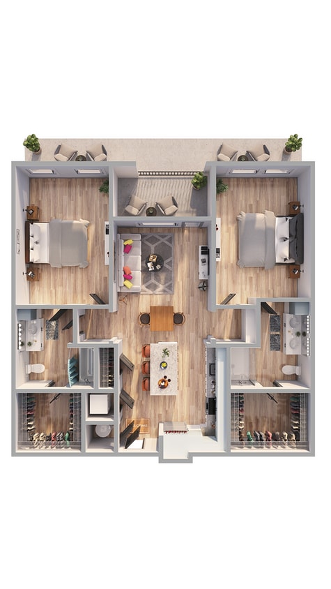 Emerson at Montford Park - B10 Floor Plan - B10