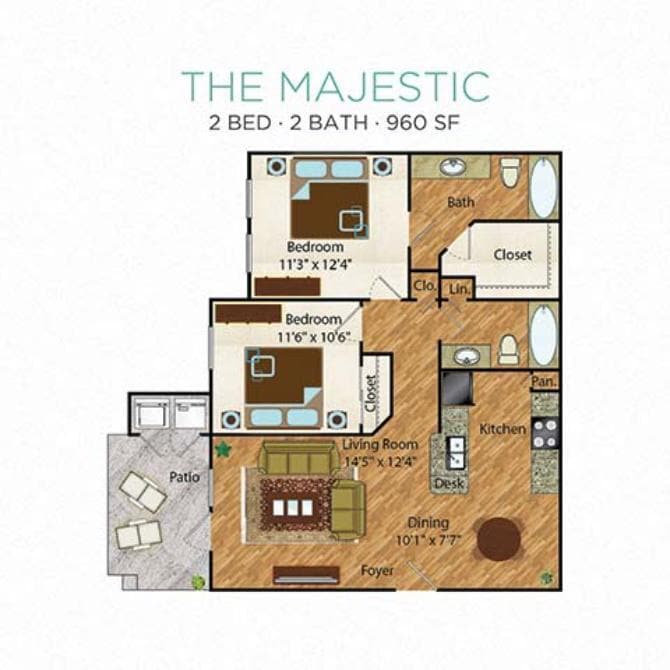 Floor Plan - The Majestic