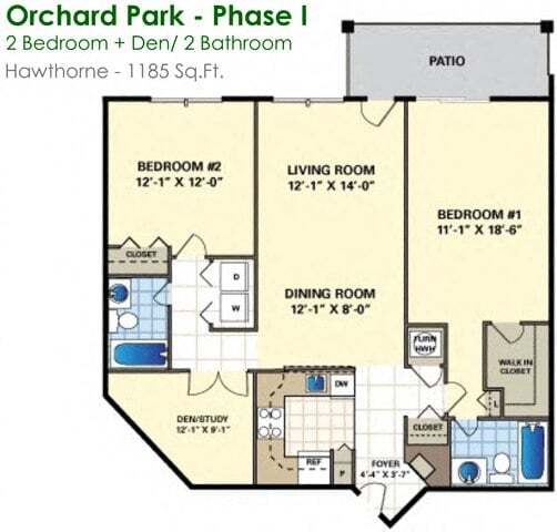 Floor Plan - Hawthorne (2/2)