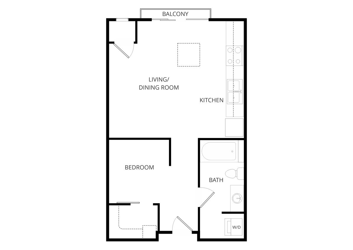 Floor Plan - Blue E3 2X1 Loft