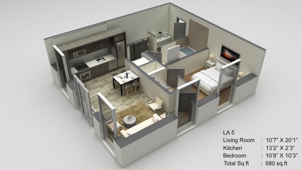 Floor Plan - LA 5