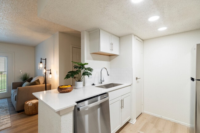 Kitchen into the living room - Bluff Creek