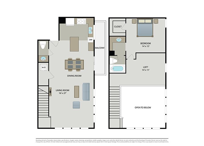 Floor Plan - Westwood – Loft w/Den