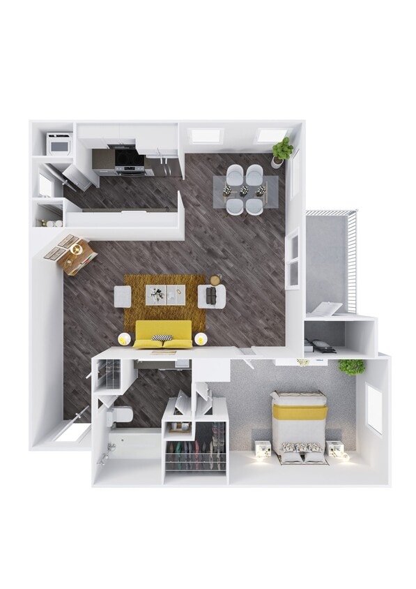 Floor Plan - 1E