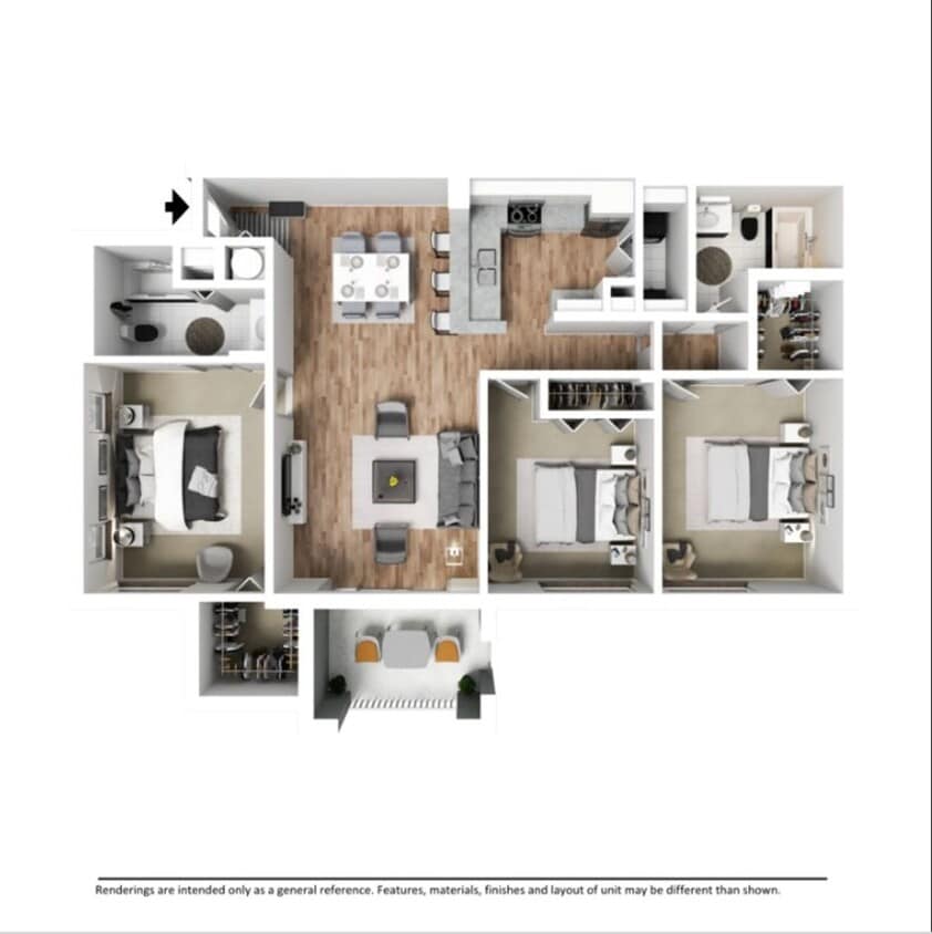 Floor Plan - C1 - Wild Indigo