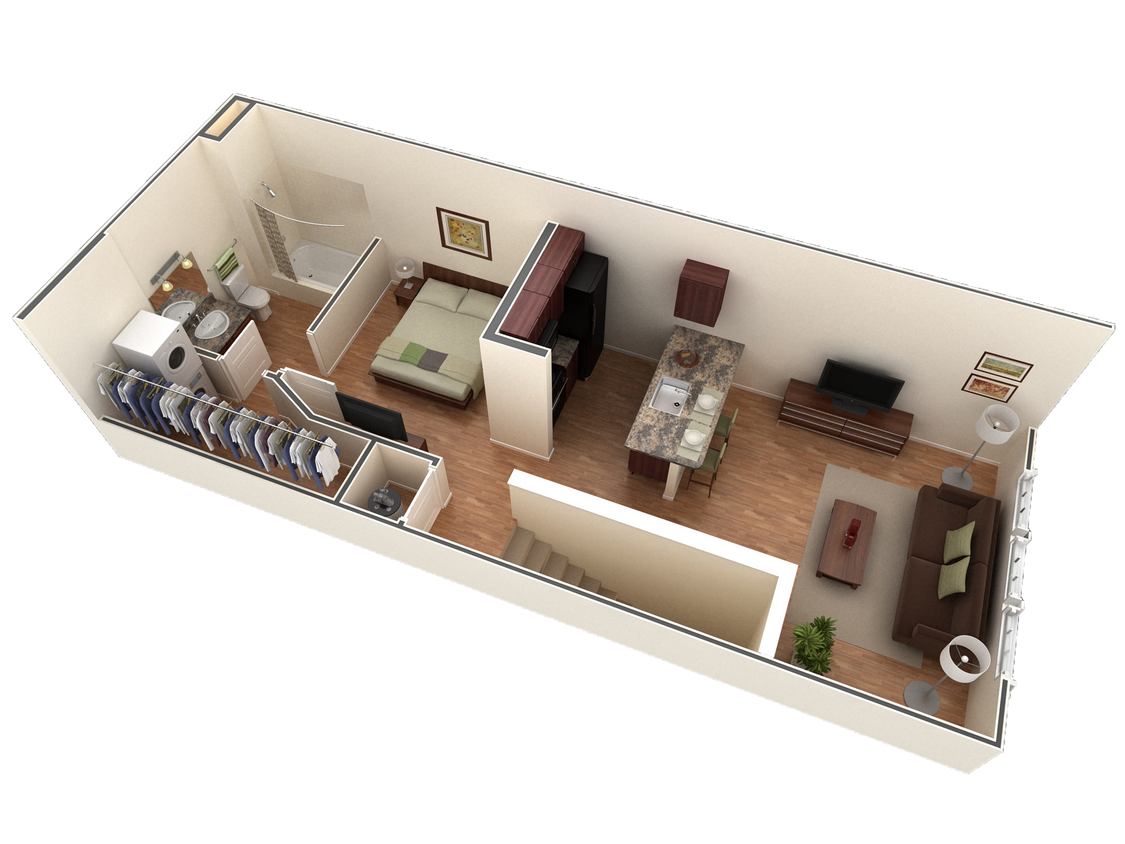 Floor Plan - Studio Grand Overlook