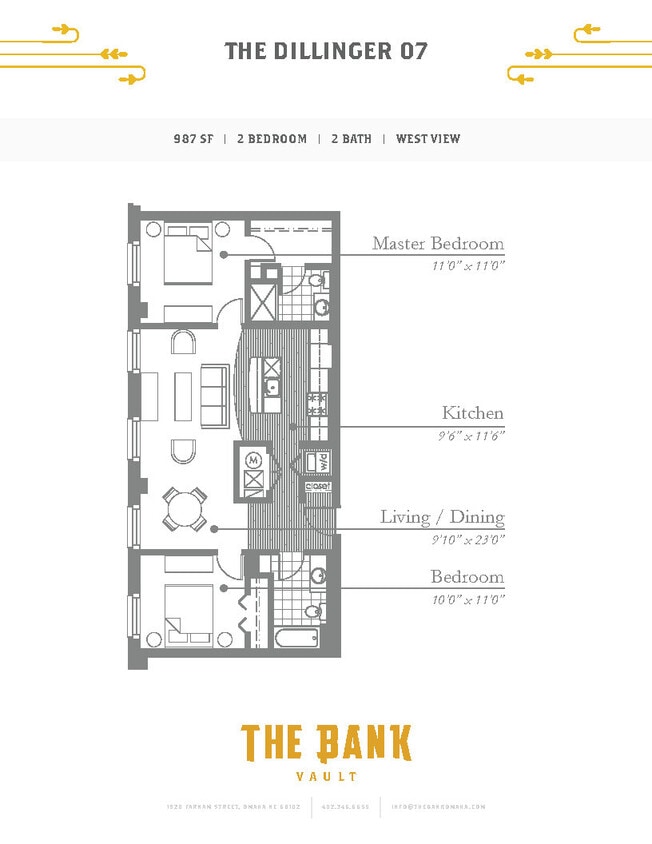 Floor Plan - The Dillinger