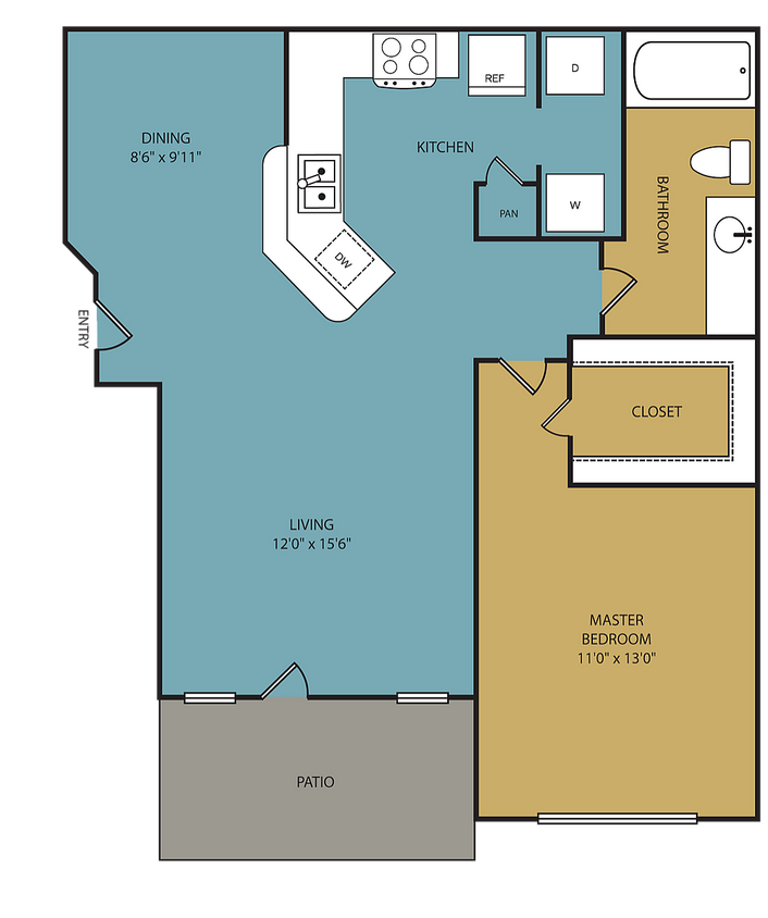 A3R Waldorf Floor Plan - A3R
