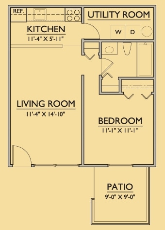 ONE BEDROOM - The Hampton