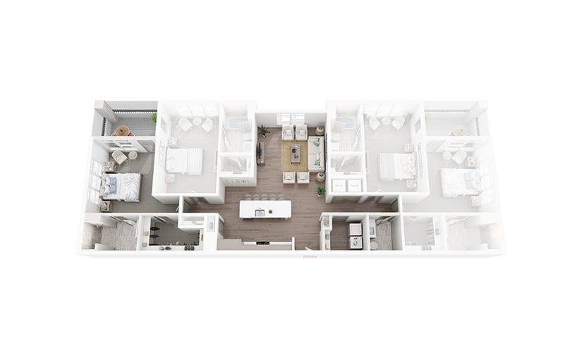 Floor Plan - R1A - Co-living