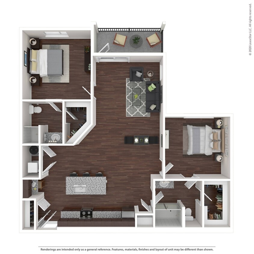 Floor Plan - 2B-Garage
