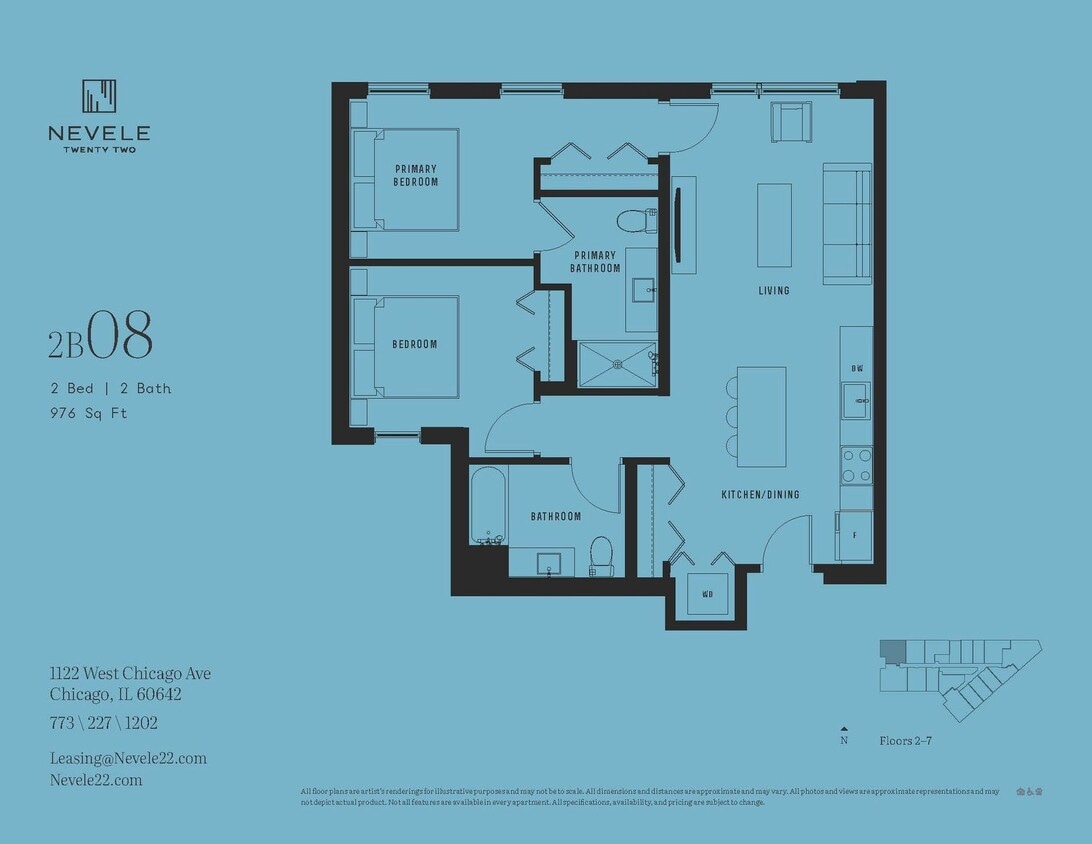 Floor Plan - 2B08