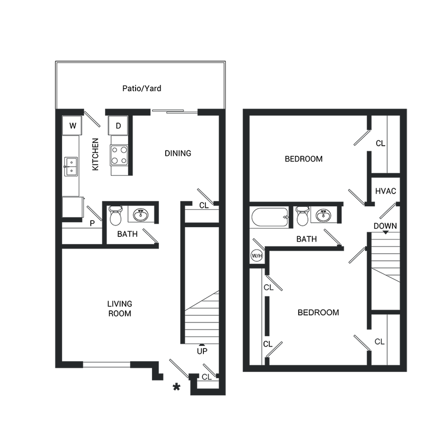 Floor Plan - TH1 Brookside