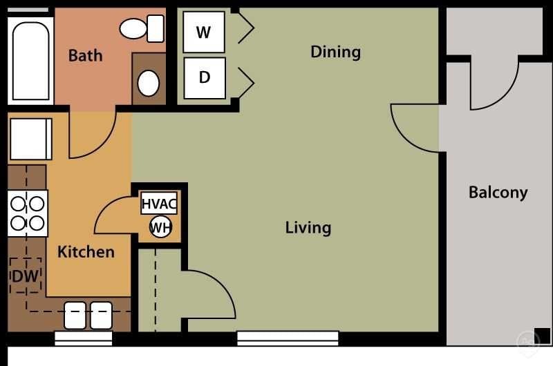 Floor Plan - Studio 