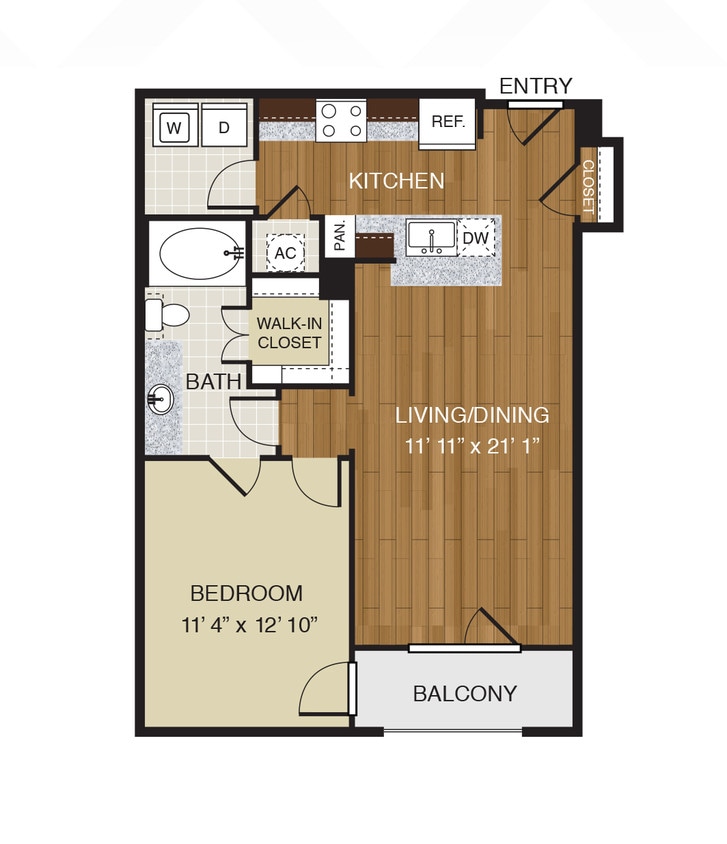 A5 floor plan WaterWall Place - A5
