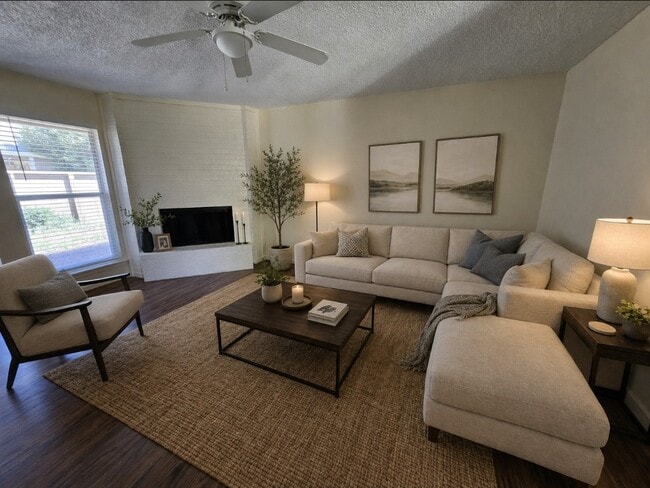 Living Room - Midland Village Apartments