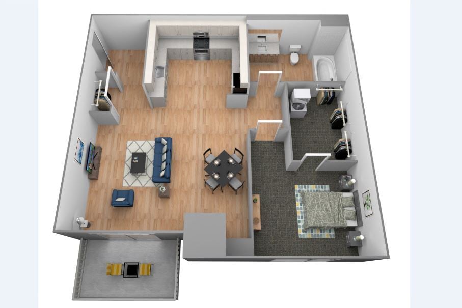 Floor Plan - Minnesota Townhouse