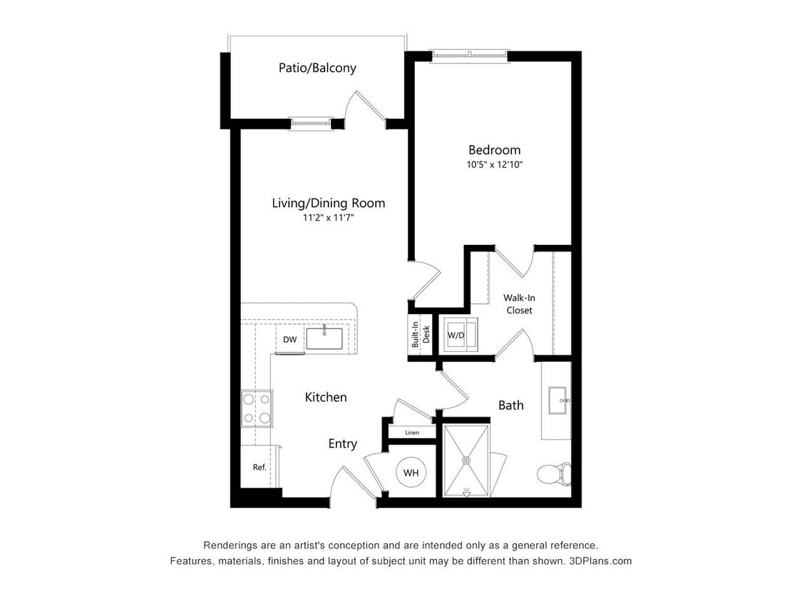 Floor Plan - 1E